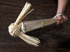 お燈まつり松明 たいまつ 代参用サイズ33cm お燈まつりショップ 南紀熊野ええもん市場